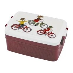 Lotta på Bråkmakargatan lunchlåda 8x18,5 cm, Brun-vit^Rätt Start Hot