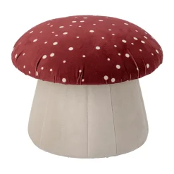 Barnstolar|Barnstolar-Bloomingville Lue sittpuff Ø37x30 cm, Röd