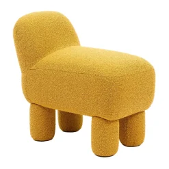 Sittpuffar-Design House Stockholm Lulu sittpuff 36x65 cm, Yellow