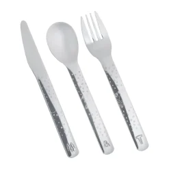Barnbestick|Bestickset-Vargen & Thor Lupo Pippi barnbestick 9 delar, Silver