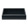 Dekorationsbrickor-Mojoo Lux lackad dekorationsbricka 19x19x3,5 cm, Black