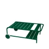 Loungemöbler·Soffbord Utomhus|Soffbord Utomhus-Fermob Luxembourg bord lågt, Cedar green, med hjul