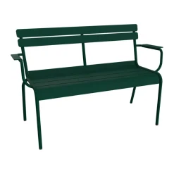 Luxembourg soffa med armstöd 131x55,5x86 cm, Cedar green^Fermob