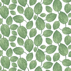 Tyger & Metervaror|Vaxdukar-Arvidssons Textil Lyckans blad vaxduk, grön