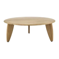 Lyckeby soffbord Ø80x29 cm, Naturlackad ek^1898 Sale