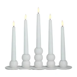 Lykke kombinerbar ljusstake inkl. 5 st LED-ljus, White^Watt & Veke Online