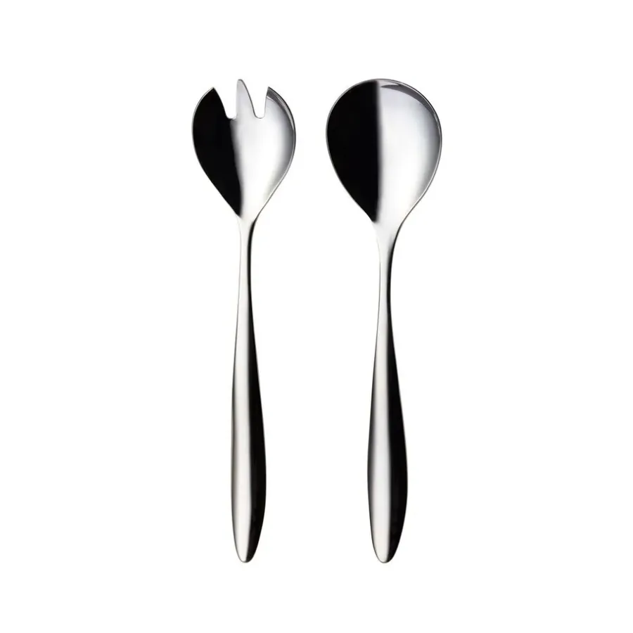 Lykke salladsset 2 delar, rostfritt stål^Hardanger Bestikk Discount
