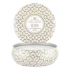 Maison Blanc 3-wick Tin doftljus 40 timmar, Suede Blanc^Voluspa Best