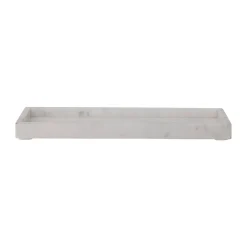 Majsa dekorationsbricka 18x38 cm, White marble^Bloomingville Outlet
