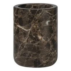 Tandborsthållare-Mette Ditmer Marble tandborsthållare 10 cm, Brun