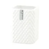 Tandborsthållare-Lene Bjerre Marion tandborstmugg 10,5 cm, White-silver