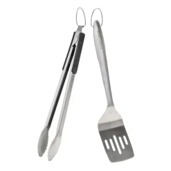 Stekpincetter & Stektänger-Markus Aujalay Markus BBQ grillset 2 delar 10x43 cm, Silver