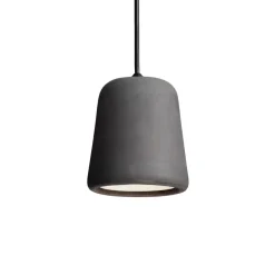 Fönsterlampor|Taklampor & Pendlar-New Works Material pendel, Dark grey concrete