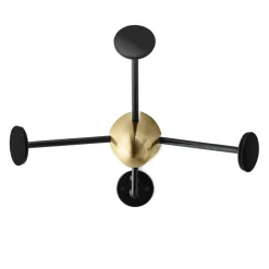 Matégot klädhängare, svart-mässing^GUBI Best