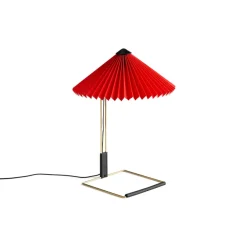 Skrivbordslampor-HAY Matin table bordslampa Ø30 cm, Bright red shade