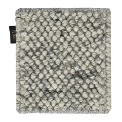 Mattprov Flock ullmatta, Naturgrå^Material Samples Hot