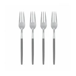 Dessertbestick-Blomus Maxime dessertgaffel 4-pack, Sharkskin