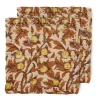 Mediterranean bomullsservett 30x30 cm 2-pack, Tangerine^HKliving