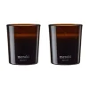 doftljus 15 timmar 2-pack, Dark wood^Meraki Clearance