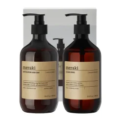 Tvålar & Handkräm-Meraki gåvoset handtvål och diskmedel, Exfoliating Northern star, Blossom breeze