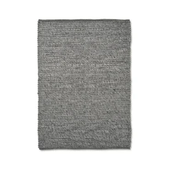Bomulls- & Trasmattor-Classic Collection Merino ullmatta, granit, 200x300 cm