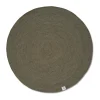 Runda Mattor-Classic Collection Merino ullmatta rund Ø240 cm, Dark green