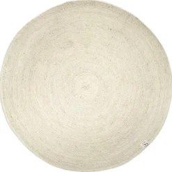Merino ullmatta rund Ø160 cm, Vit^Classic Collection