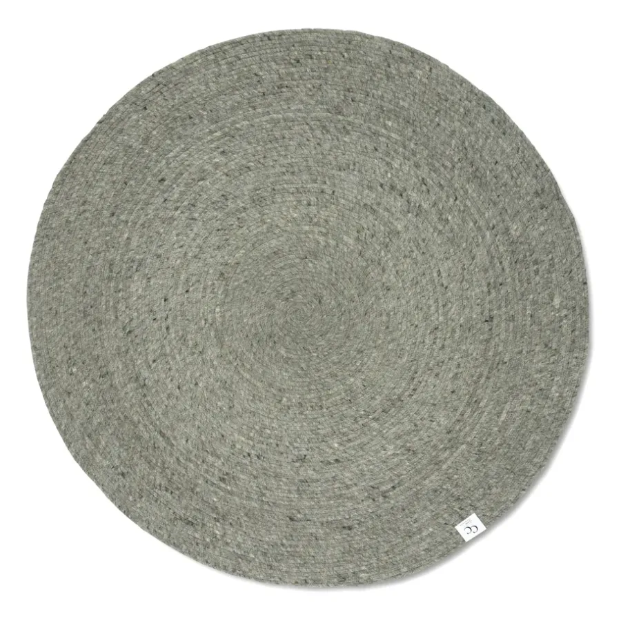 Runda Mattor-Classic Collection Merino ullmatta rund Ø200 cm, Green