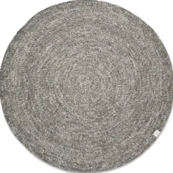 Merino ullmatta rund Ø160 cm, Grå^Classic Collection Discount