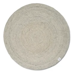 Runda Mattor-Classic Collection Merino ullmatta rund Ø160 cm, Concrete