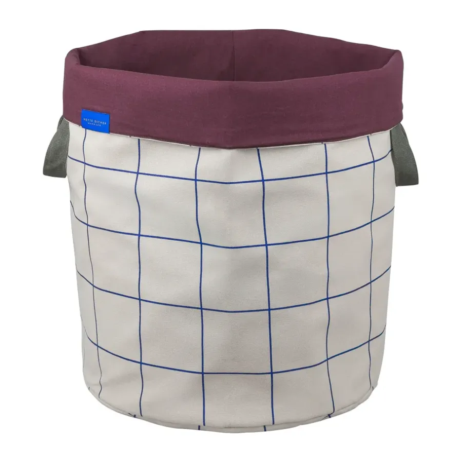 Mesh tvättkorg Ø40x50 cm, Cobalt-sand^Mette Ditmer Best