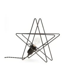 Adventsstjärnor-Konstsmide Metallstjärna 34,6 cm, Svart