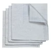 Tygservetter|Tygservetter-NJRD Metric tygservett 47x47 cm 4-pack, Blå-vit