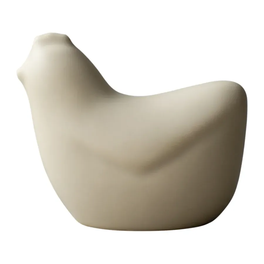 Påskdekorationer & Påskpynt-DBKD Mini hens 8 cm, Creme