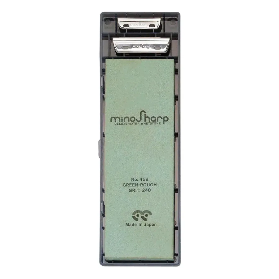 Knivslipar, Slipstål & Brynen-Global Minosharp MC-459 slipsten, Grov fixtur #240