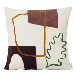 Kuddar-Ferm Living Mirage kudde 50x50 cm, Leaf