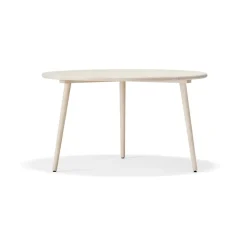 Matbord-Stolab Miss Tailor bord Ø130 cm, björk ljus mattlack, fast skiva