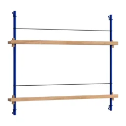 Tidningsförvaring-MOEBE tidningsställ, Oak-blue