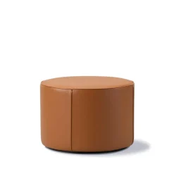 Mono sittpuff, Läder omni 307 cognac-Ø55 cm^Fredericia Furniture Hot
