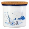 Förvaringsburkar-Muurla Moomin emaljburk med korklock 1,3 l, Sailors