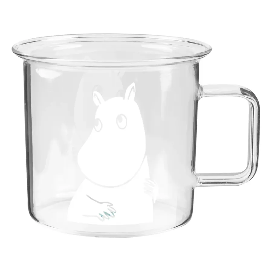 Muminmuggar-Muurla Moomin glasmugg klar 35 cl, Moomin