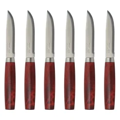 Grillbestick|Matbestick-Morakniv Classic Steak Knife 6-pack, Röd