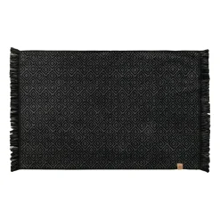 Badrumsmattor-Mette Ditmer Morocco badrumsmatta 50x80 cm, Black-grey