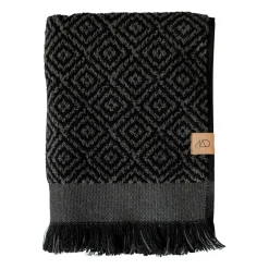 Morocco handduk 70x135 cm, Black-grey^Mette Ditmer Online