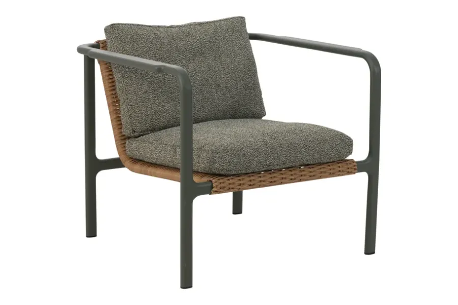 Loungemöbler·Loungefåtöljer & Utefåtöljer|Loungefåtöljer & Utefåtöljer-Brafab Motty fåtölj, Nordic green-teddy verde