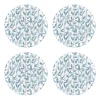 Glasunderlägg-Åry Home Mougli Blue glasunderlägg Ø11 cm 4-pack, Blue-white
