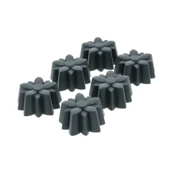 Muffinsform grå silikon 6 hål, Blomma^Blomsterbergs Best