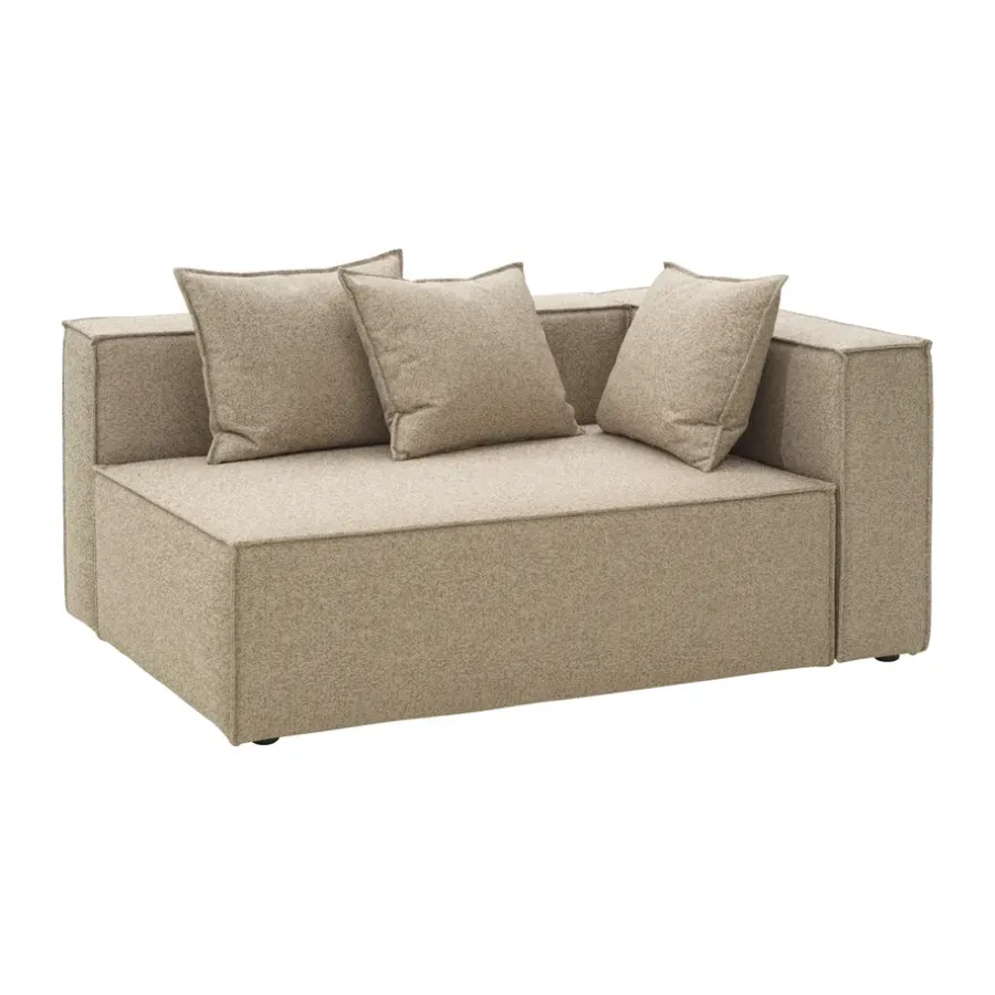 Muki soffmodul, Light taupe, avslut vänster^Brafab Discount