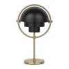 Portabla Lampor-GUBI Multi-Lite portabel lampa, Black semi matt-brass
