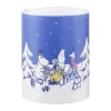 Led-Ljus-Muurla Mumin blockljus LED 12,5 cm, Starry night